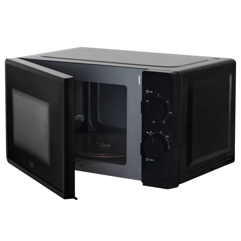 Mikrobangų krosnelė Adler AD 6206, 20 L, 700 W, konvekcija, juoda