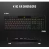 Belaidė klaviatūra Corsair K100 AIR RGB Ultra Thin Cherry MX