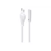 Maitinimo laidas Gembird PC-184/2-W — 1,8 m, C tipo kištukas į C8 jungtį, baltas