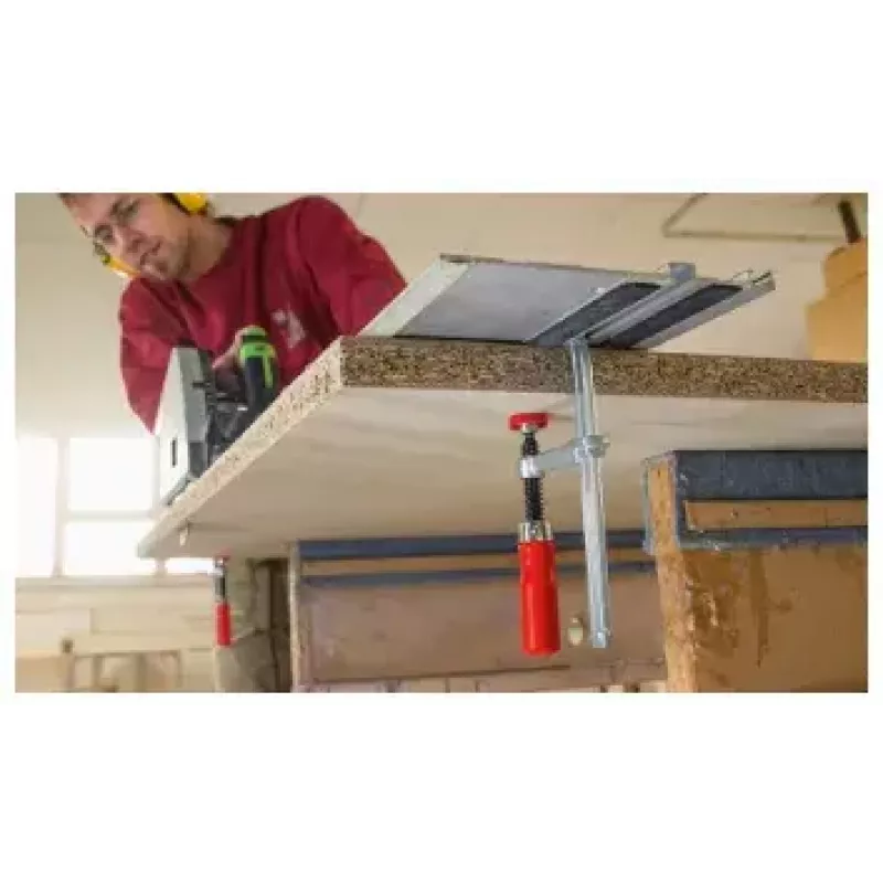 Gnybtas Bessey GTR12 — atidarymas 12 cm, nerūdijantis plienas, raudonas, užspaudimo jėga 244,73 kg
