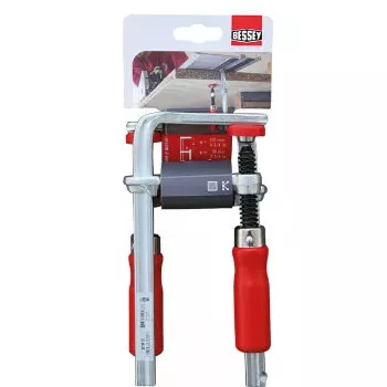 Gnybtas Bessey GTR12 — atidarymas 12 cm, nerūdijantis plienas, raudonas, užspaudimo jėga 244,73 kg