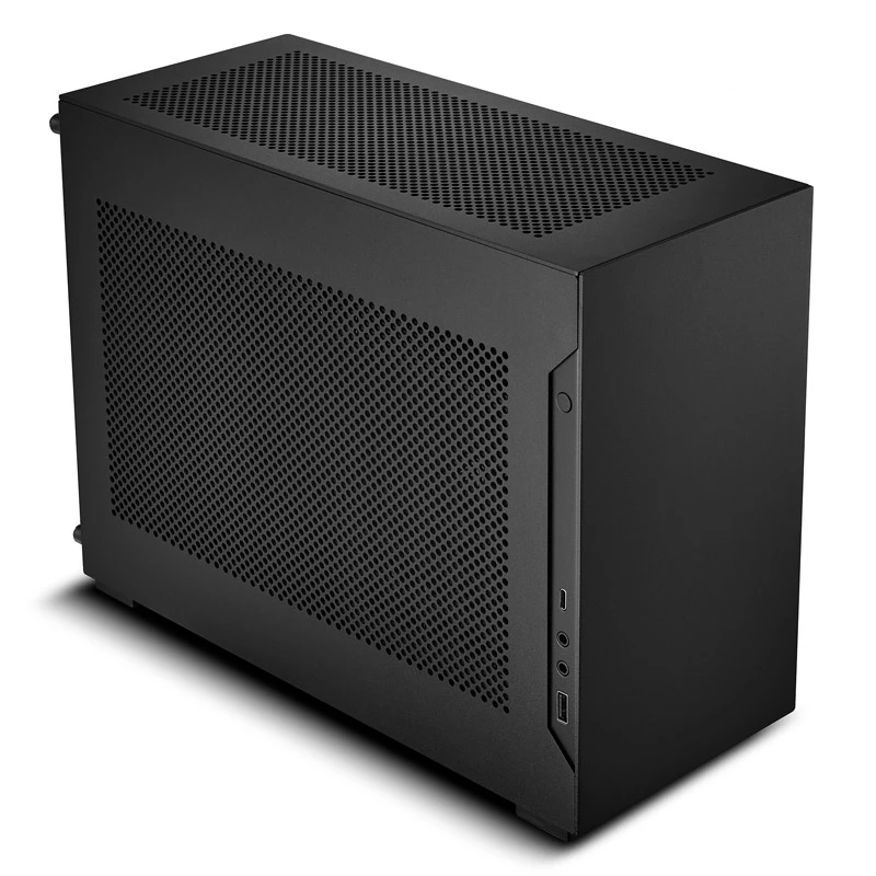 Lian Li A4-H2O X4 Mini-ITX korpusas, PCIE4.0 keltuvas - juodas (A4-H2O X4)