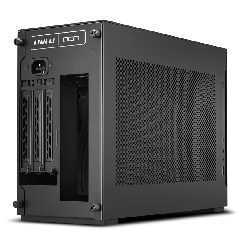 Lian Li A4-H2O X4 Mini-ITX korpusas, PCIE4.0 keltuvas - juodas (A4-H2O X4)