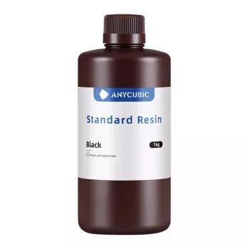 AnyCubic Standard Resin SPTBK-104E Juoda 1 kg – Fotopolimero derva 3D spausdinimui
