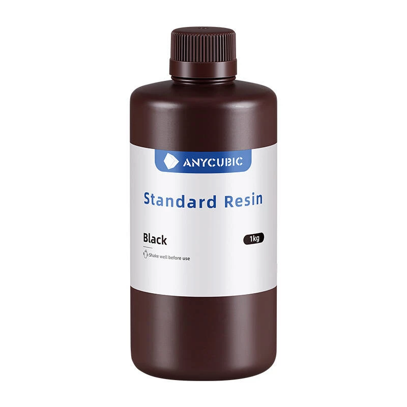 AnyCubic Standard Resin SPTBK-104E Juoda 1 kg – Fotopolimero derva 3D spausdinimui