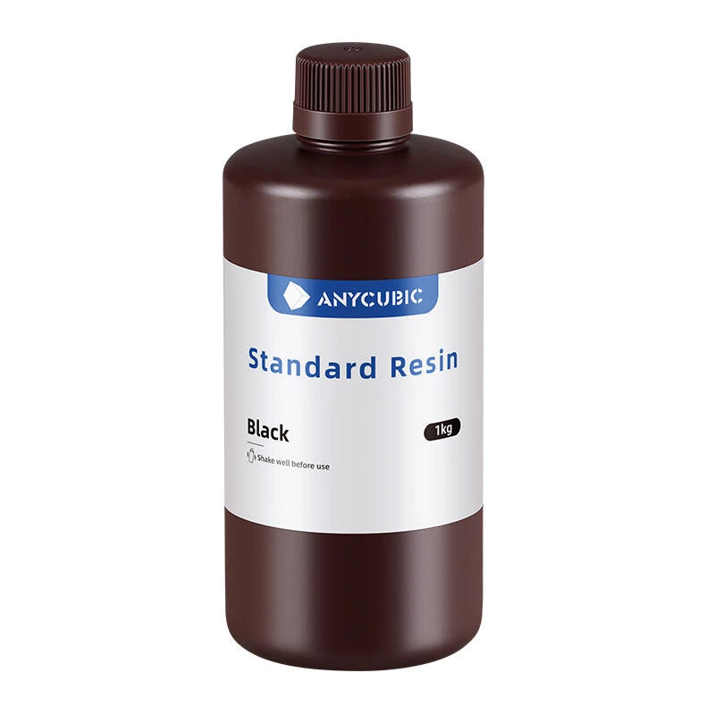 AnyCubic Standard Resin SPTBK-104E Juoda 1 kg – Fotopolimero derva 3D spausdinimui