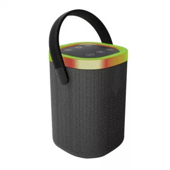 Nešiojamas garsiakalbis GEMBIRD SPK-BT-LED-06, Bluetooth, įmontuotas LED apšvietimas, įkraunama baterija