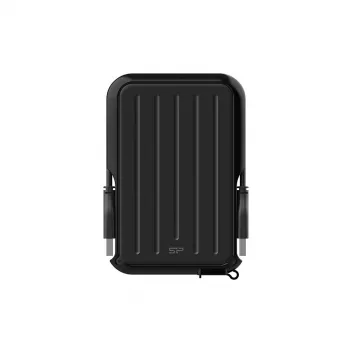 Išorinis kietasis diskas Silicon Power Armor A66 2TB USB 3.2 Gen 1 (USB-A) juodas, be maitinimo šaltinio, atsparus vandeniui