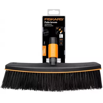 Šluota Fiskars 1001416 plastikinė juoda, oranžinė
