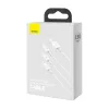 USB laidas Baseus Superior USB 2.0 1,5 m USB A / USB-C / Micro USB / Lightning baltas
