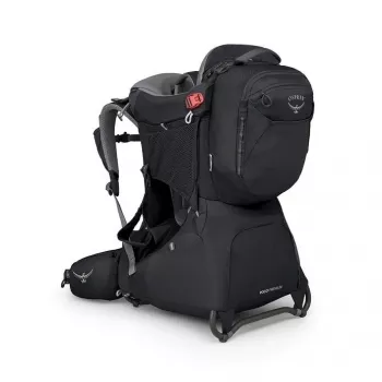 Nešiojama kėdutė vaikui Osprey Poco Premium Tourist Carrier, juoda