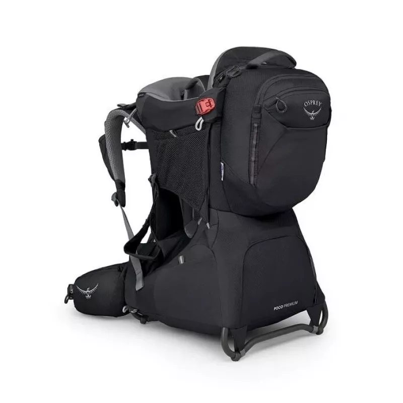 Nešiojama kėdutė vaikui Osprey Poco Premium Tourist Carrier, juoda