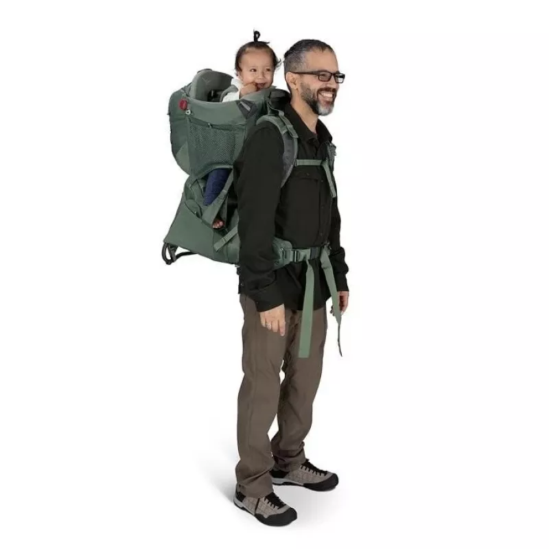 Nešiojama kėdutė vaikui Osprey Poco Premium Tourist Carrier, juoda