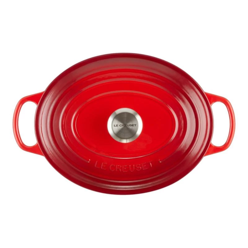 Le Creuset Signature Roaster ovalus 31cm vyšninė raudona (21178310602430)