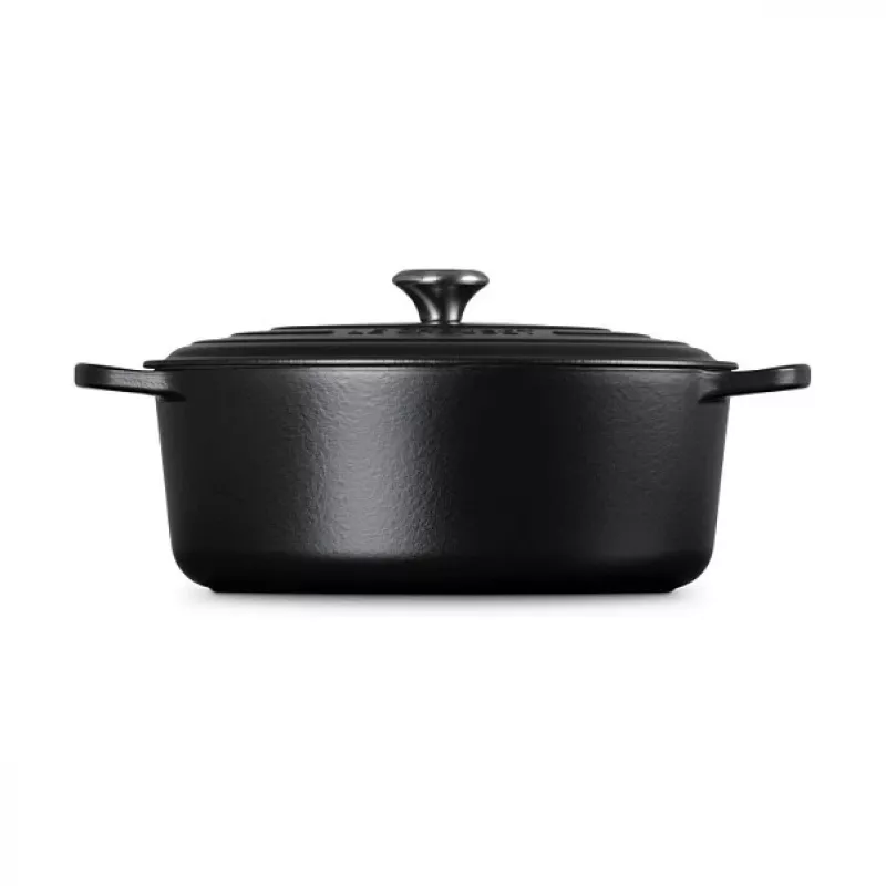 Le Creuset Signature skrudintuvas juodas ovalus 33 cm