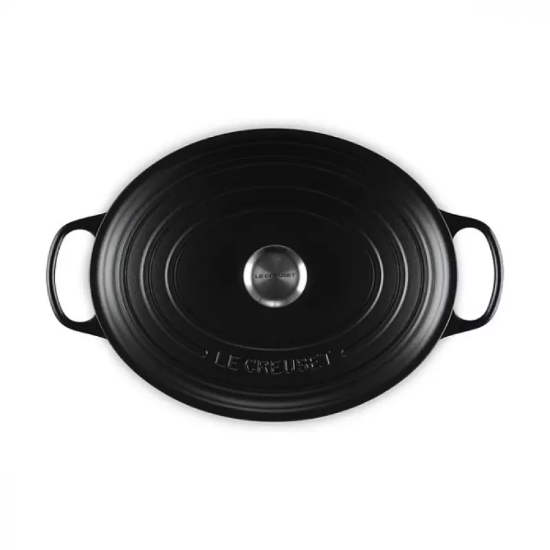 Le Creuset Signature skrudintuvas juodas ovalus 33 cm