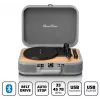 Patefonas lagaminėlis Lenco TT-116GR nešiojamas vinilinis grotuvas su Bluetooth 5.0, USB, AUX, įmontuotais garsiakalbiais, 4W, palaiko 7/10/12 colių plokšteles
