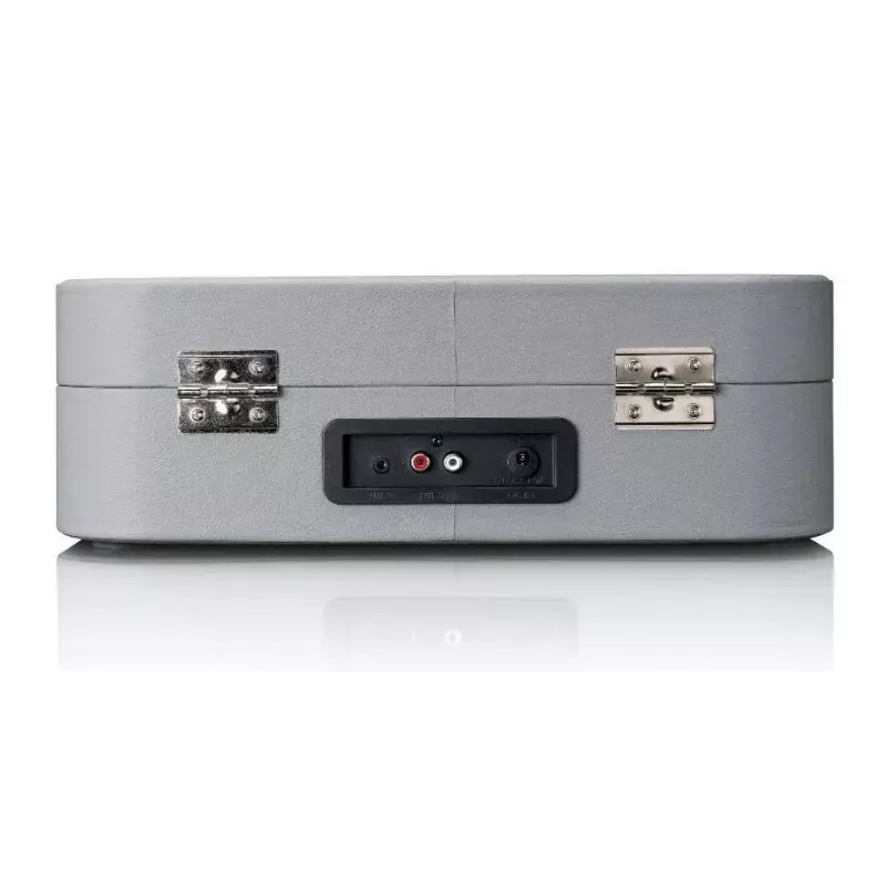 Patefonas lagaminėlis Lenco TT-116GR nešiojamas vinilinis grotuvas su Bluetooth 5.0, USB, AUX, įmontuotais garsiakalbiais, 4W, palaiko 7/10/12 colių plokšteles