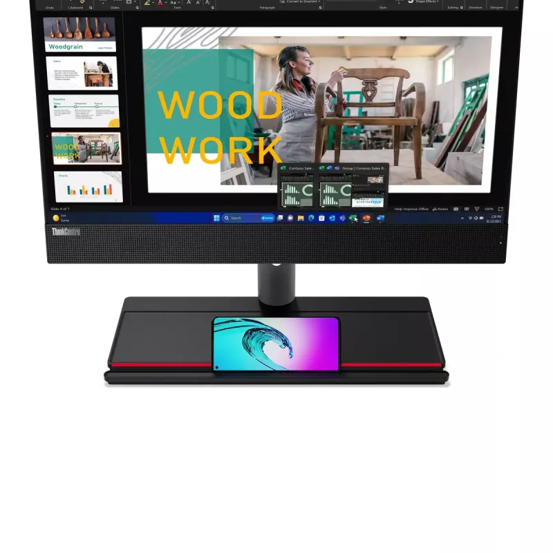 Visame viename kompiuteris Lenovo ThinkCentre M90a Gen 5 Intel Core i5 8GB 512GB Intel UHD Graphics Windows 11 Pro