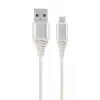 USB kabelis Cablexpert CC-USB2B-AMMBM-2M-BW2, A → Micro-USB B, 2 m, baltas