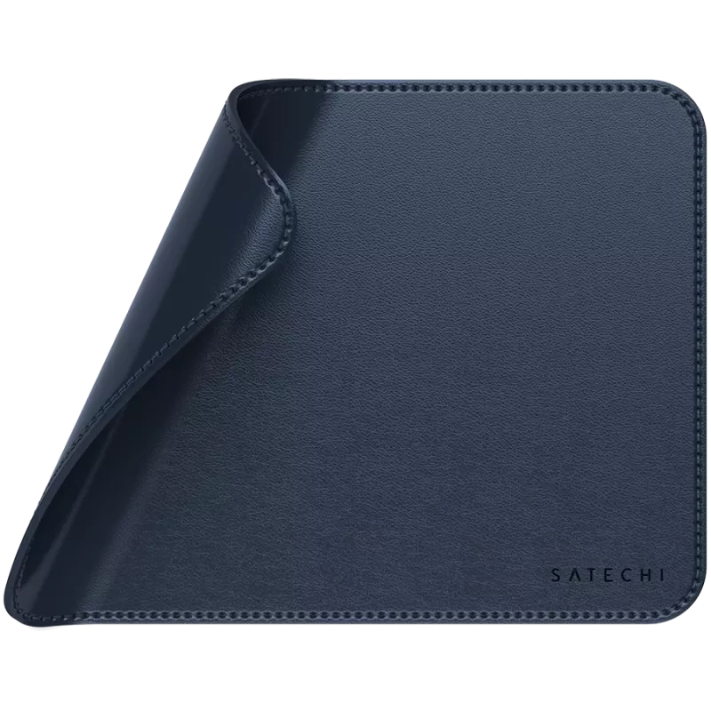 Satechi Premium pelės kilimėlis – veganiškos odos pelės kilimėlis (mėlynas)