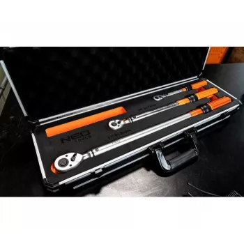 Neo Tools dvikrypčių dinamometrinių veržliarakčių rinkinys 1/4, 3/8, 1/2 colio, 3 vnt.