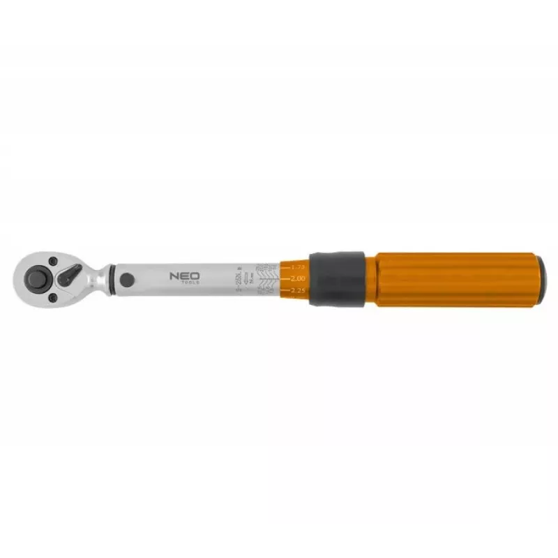 Neo Tools dvikrypčių dinamometrinių veržliarakčių rinkinys 1/4, 3/8, 1/2 colio, 3 vnt.