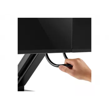 LOGILINK BP0102 Dvigubas monitoriaus laikiklis 17-27 colių plieninis, taupantis vietą