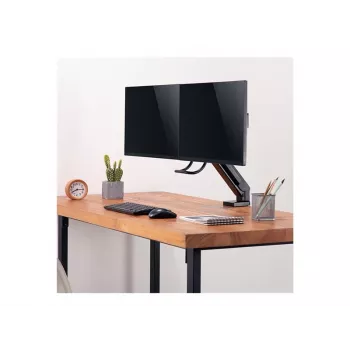 LOGILINK BP0102 Dvigubas monitoriaus laikiklis 17-27 colių plieninis, taupantis vietą