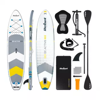 Pripučiama irklenė Rebel RBA-4501 White – vienvietis SUP