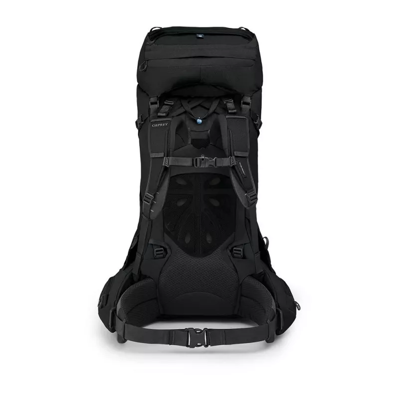 Kuprinė Osprey Aether 65 — 65 L, Nailonas, Juoda, 2,2 kg, 40 cm plotis, Vyrams