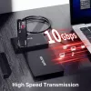 SSD korpusas UNITEK S1232A01-EU Juodas M.2/2.5 colio/3.5 colio 10 Gbit/s
