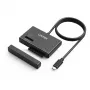 SSD korpusas UNITEK S1232A01-EU Juodas M.2/2.5 colio/3.5 colio 10 Gbit/s