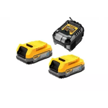 DEWALT Įkroviklis DCB1102 + 2x1,7Ah POWERSTACK DCB1102E2