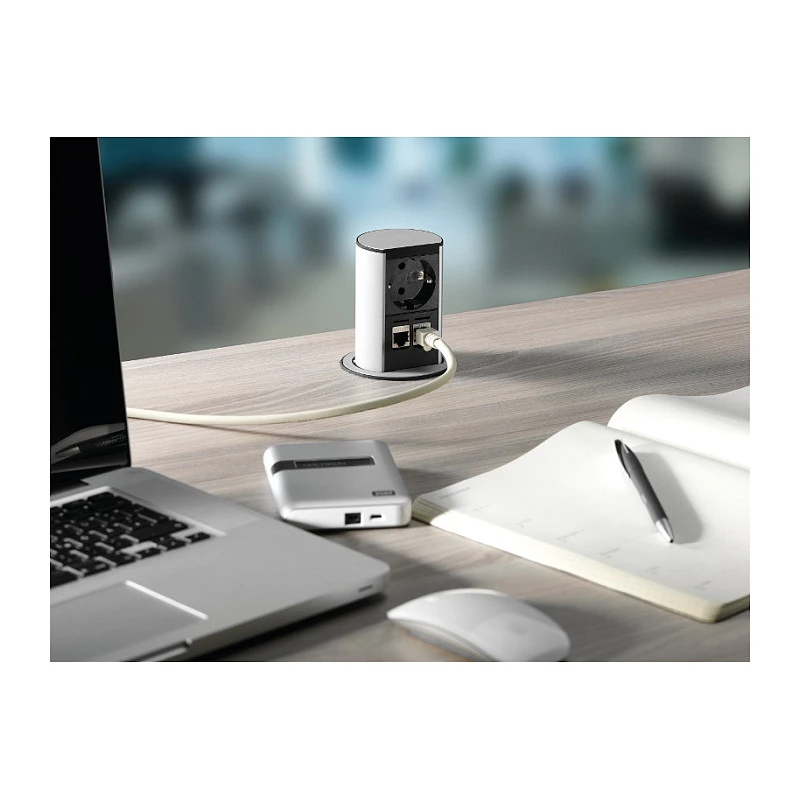 Lifto jungtis 1x apsauginis kontaktas 1xCAT6 1xUSB3.0 - Priedai Maitinimas