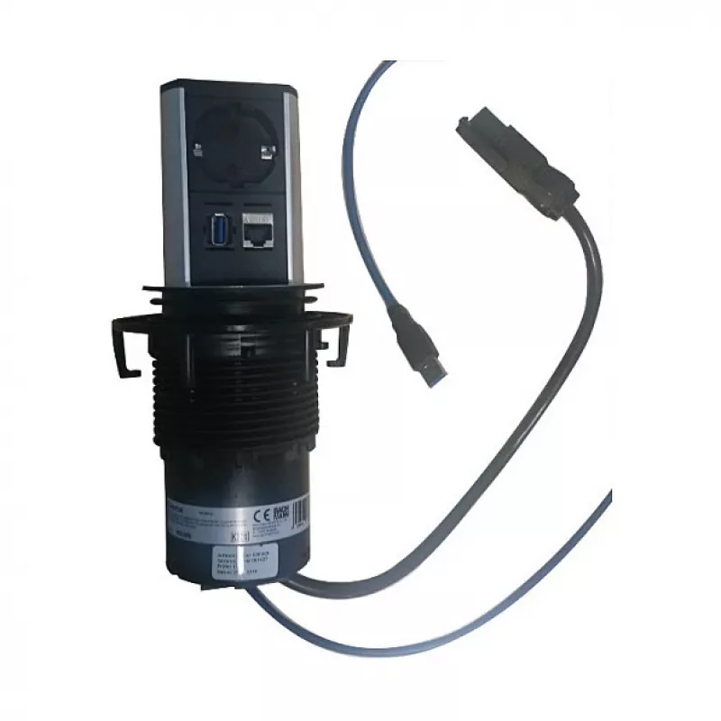 Lifto jungtis 1x apsauginis kontaktas 1xCAT6 1xUSB3.0 - Priedai Maitinimas
