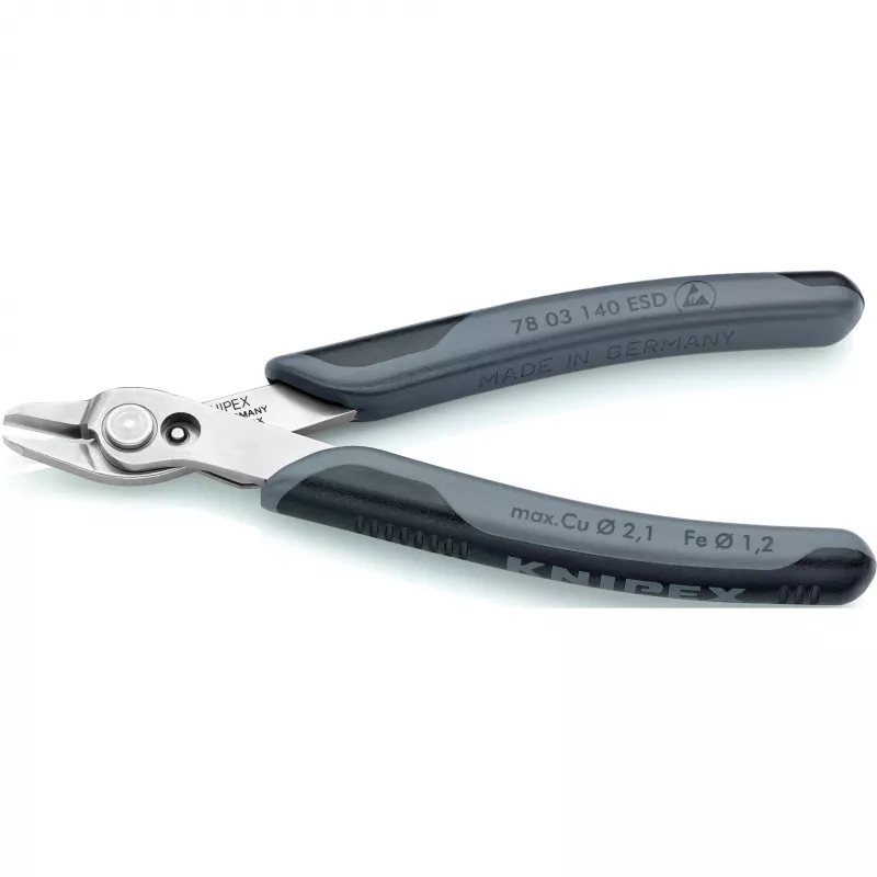 KNIPEX Super Knips XL ESD – Šoniniai pjaustytuvai, 23 cm, su apsauga nuo elektrostatinio išlydžio