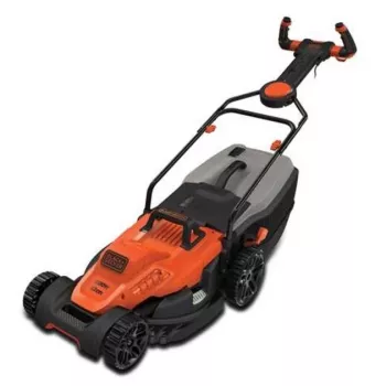 Elektrinė žoliapjovė Black & Decker su pjovimo aukščio reguliavimu ir reguliuojama sulankstoma rankena