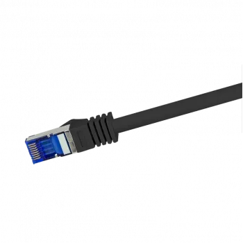 LogiLink C6A023S tinklo kabelis juodas 0,5 m Cat6a S/FTP (S-STP) (C6A023S)