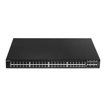 Valdomas pramoninis jungiklis EDIMAX IGS-5654PLX 54 prievadų Gigabit PoE+ su 6x 10GbE SFP