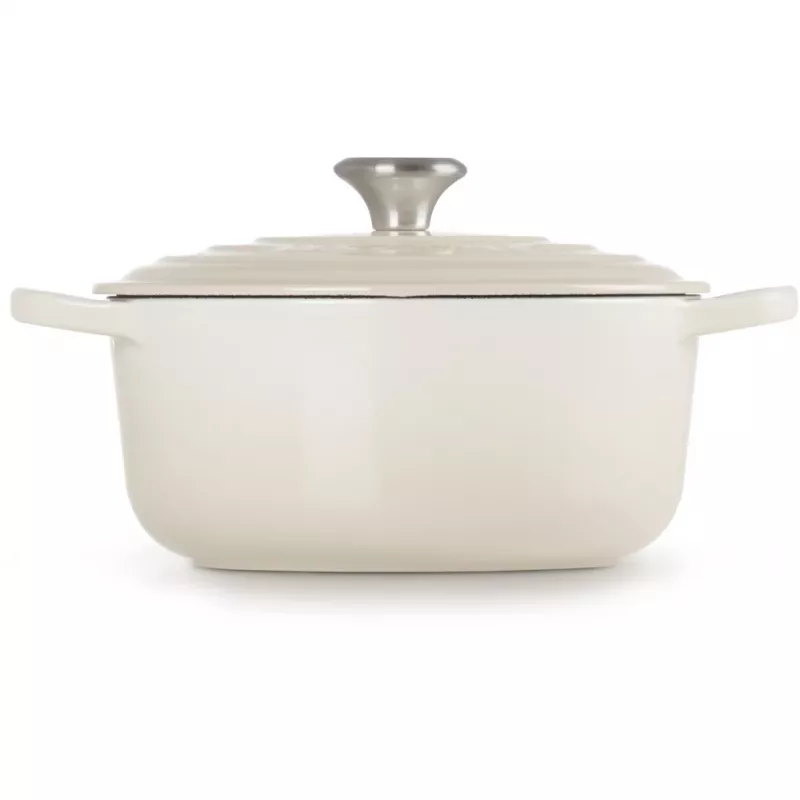 Le Creuset Signature apvalus kepimo indas 22 cm Meringue kremas (21177227164430)