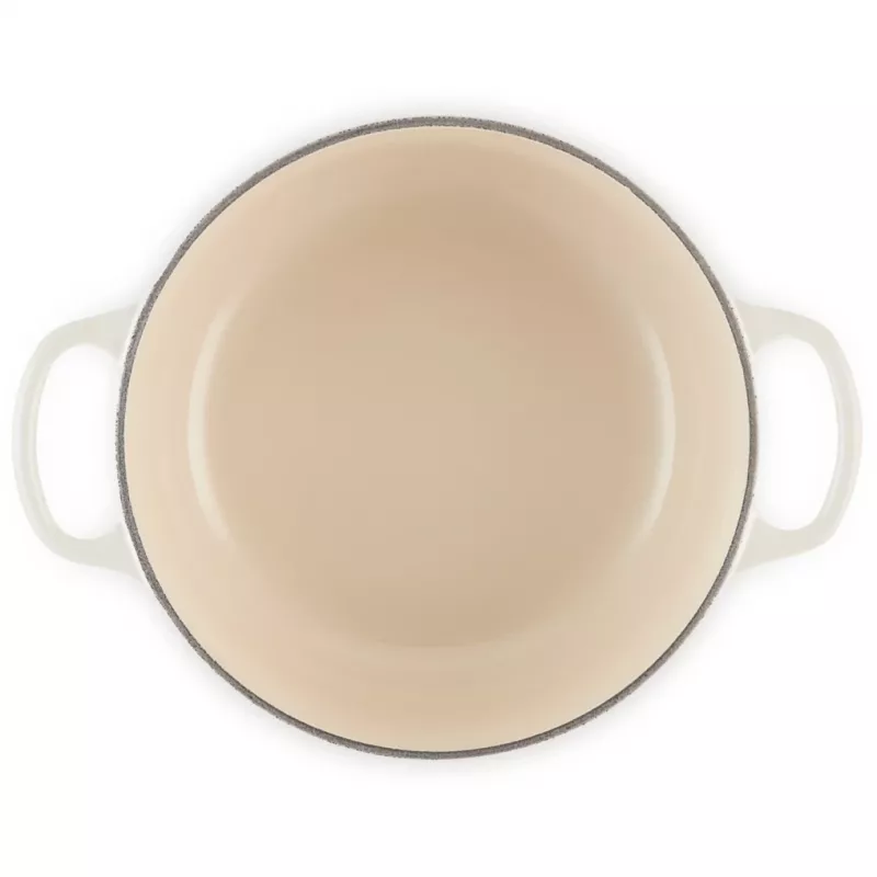 Le Creuset Signature apvalus kepimo indas 22 cm Meringue kremas (21177227164430)