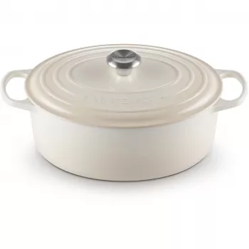 Le Creuset Signature Roaster oval 31 cm meringue (21178317164430)
