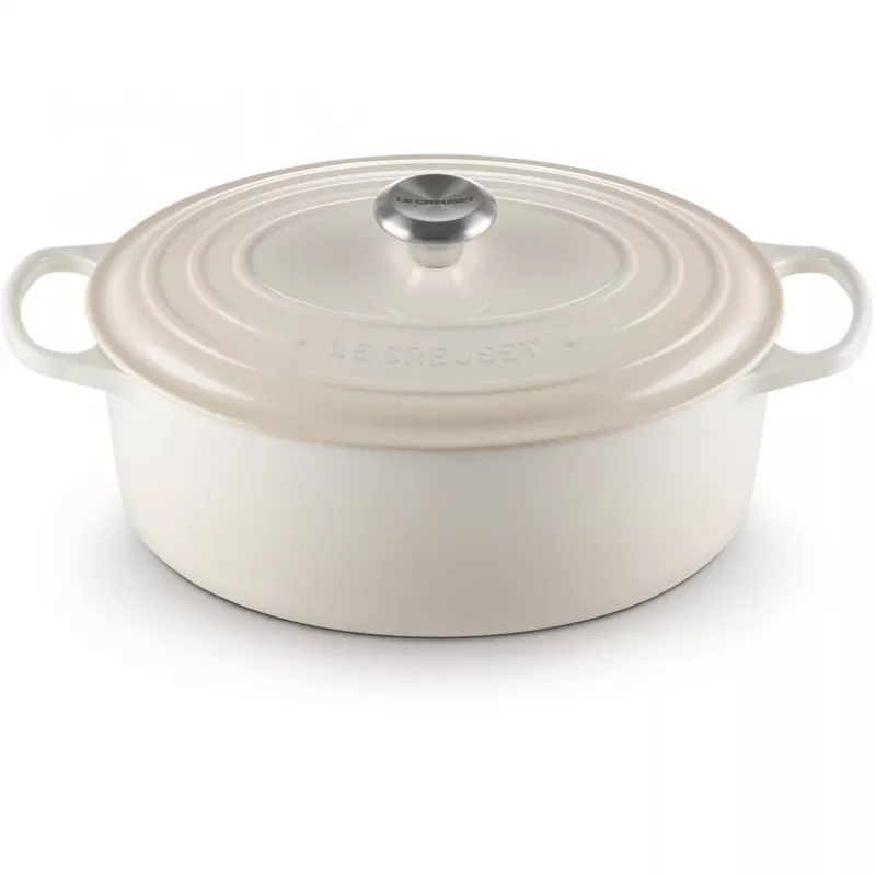 Le Creuset Signature Roaster oval 31 cm meringue (21178317164430)