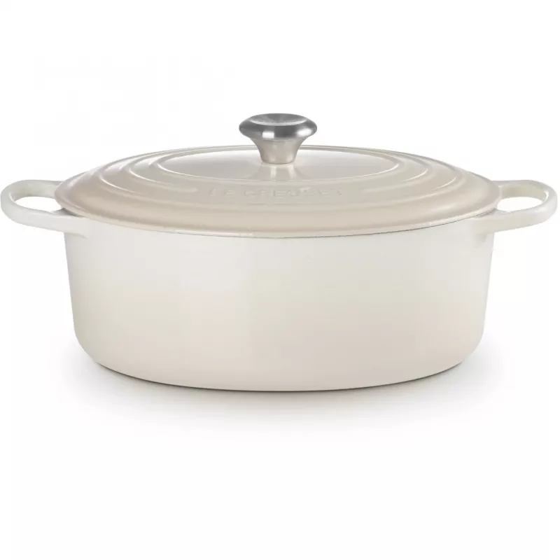 Le Creuset Signature Roaster oval 31 cm meringue (21178317164430)