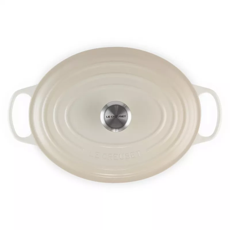 Le Creuset Signature Roaster oval 31 cm meringue (21178317164430)