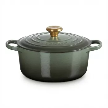 Le Creuset Signature apvali kepimo forma 24 cm čiobrelių spalvos