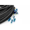 Digitus Pre-assembled Fiberglass Universal Breakout Cable Single Mode OS2 12 Pluoštų LC/UPC - LC/UPC 150m