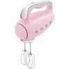 Smeg HMF01PKEU rankinis plaktuvas 50-ųjų retro dizainas rožinis