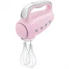 Smeg HMF01PKEU rankinis plaktuvas 50-ųjų retro dizainas rožinis
